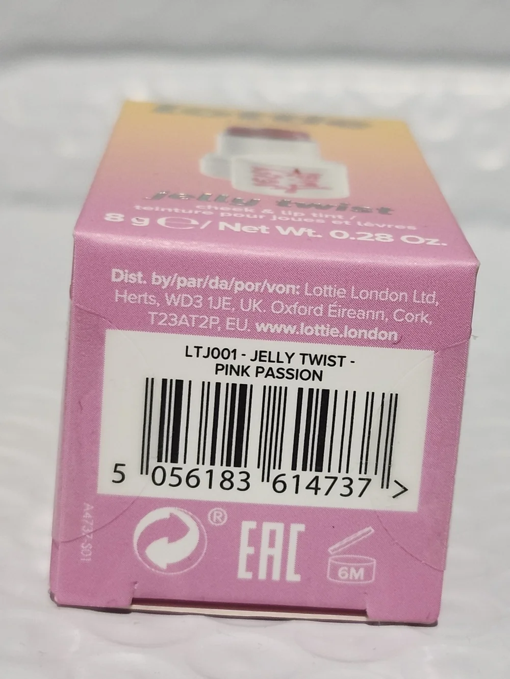 Lottie London Jelly Twist Cheek & Lip Tint Pink Passion